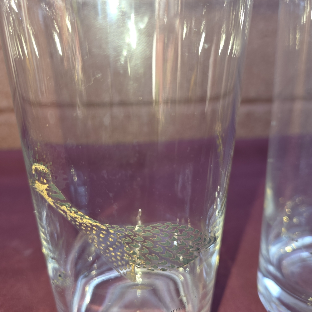 Vintage Courox Roadrunner Set Of 3 Glasses Pre-owned - Picture 7 of 8